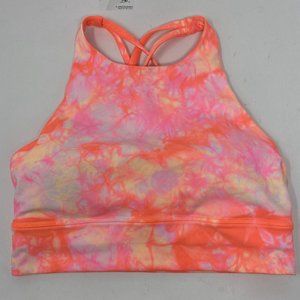 Lululemon Energy Bra High Neck Long Line Shibori *Medium Support B-D 8